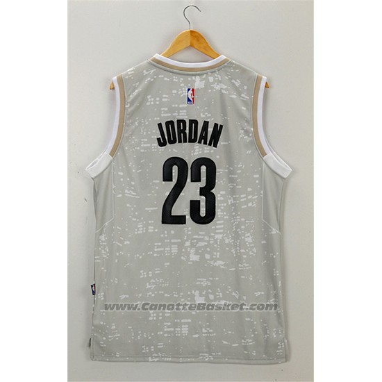 Maglia Luci Della Citta Chicago Bulls Michael Jordan #23 Grigio